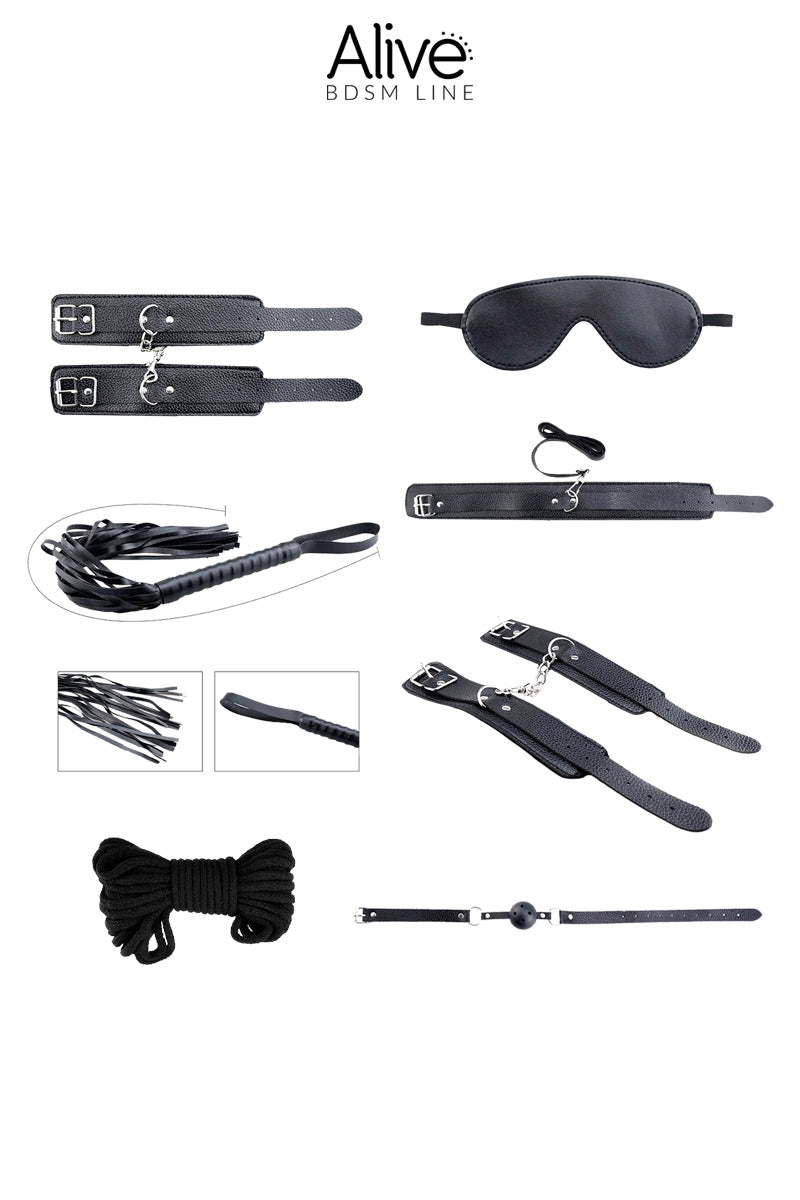 Kit BDSM Secret Desires noir