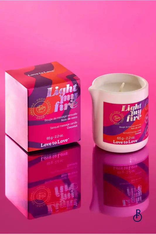 Bougie de massage Fleur de lotus - Love to Love - Boudoir