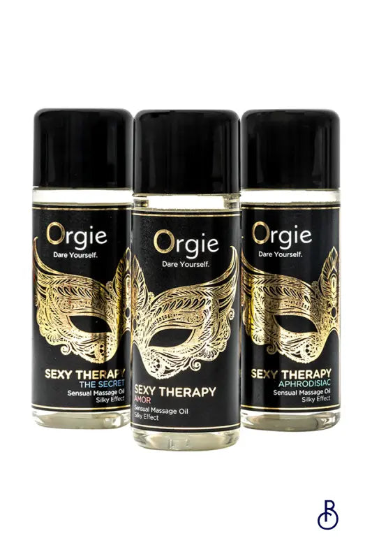 Coffret 3 huiles de massage sensuel Sexy Therapy Collection