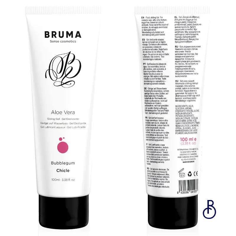 Gel Lubrifiant Aloé Vera saveur Bubble-gum - Boudoir Nimois