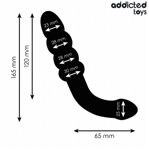 Plug Anal Double Masseur 16.5cm