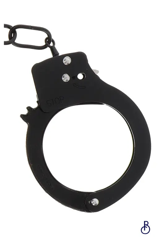 Menottes métal noires - Toy Joy - Boudoir Nimois