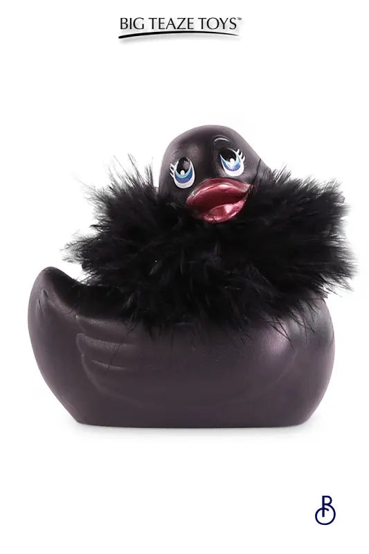 Mini canard vibrant Duckie Paris - noir - Boudoir Nimois