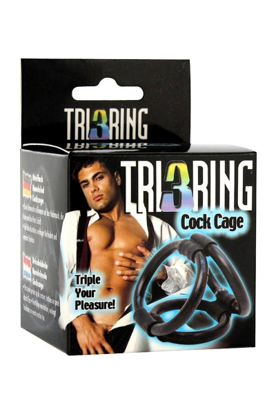 Cockring Cage Tri Ring