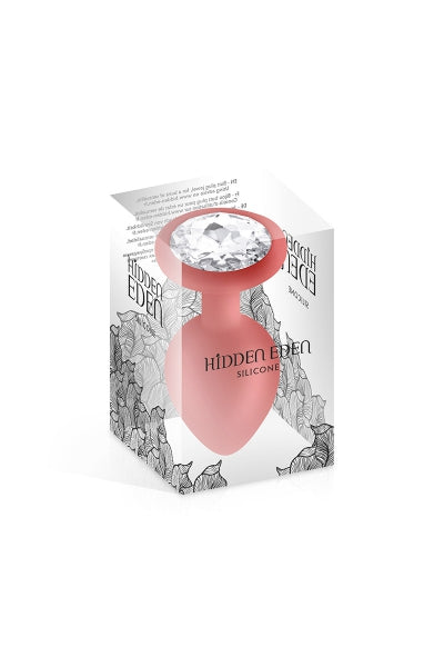Plug anal bijou silicone rouge M – Hidden Eden