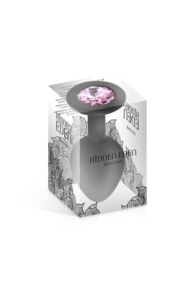 Plug anal bijou silicone noir M – Hidden Eden