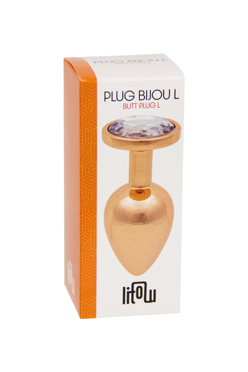 Plug bijou rose gold S - Litolu