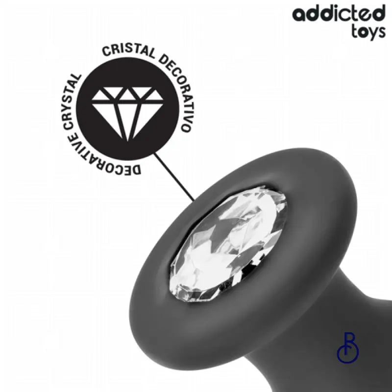Plug Anal Silicone avec Strass - Boudoir Nimois