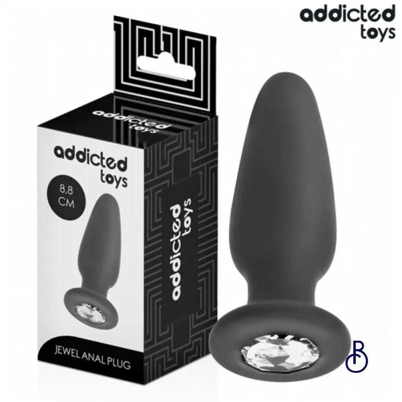 Plug Anal Silicone avec Strass - Boudoir Nimois