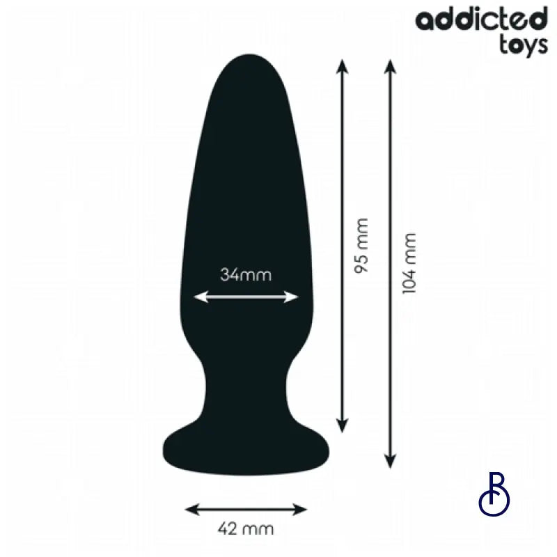 Plug Anal Silicone avec Strass - Boudoir Nimois