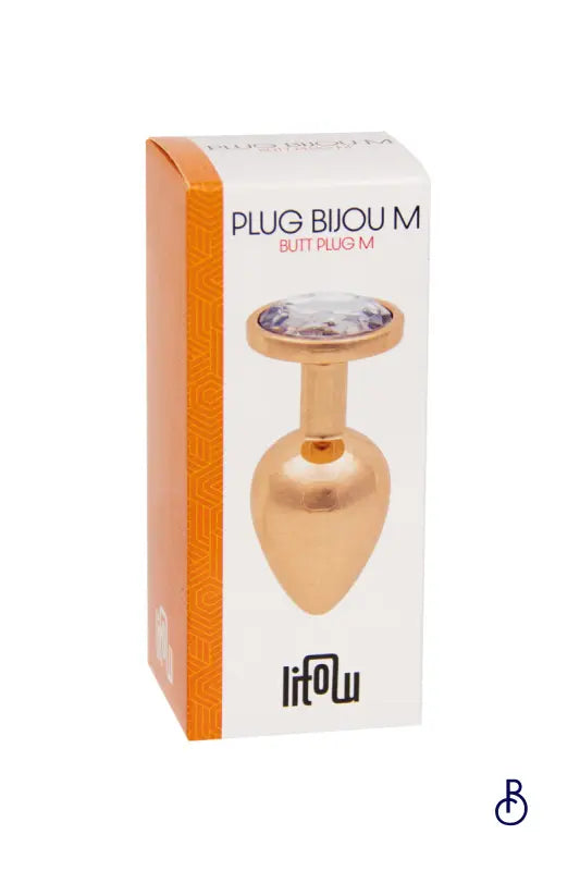 Plug bijou rose gold S - Litolu - Boudoir Nimois