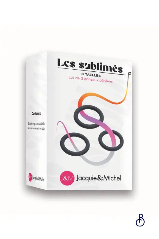 Set de 3 cockrings Les sublimés - Jacquie et Michel