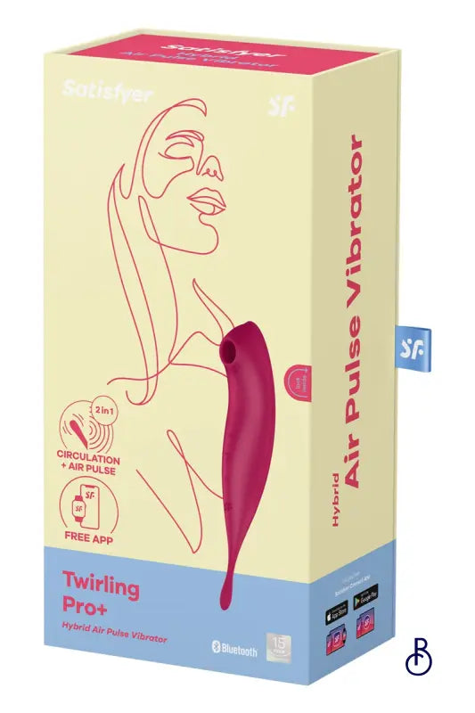Stimulateur Satisfyer Twirling Pro+ Connecté rouge