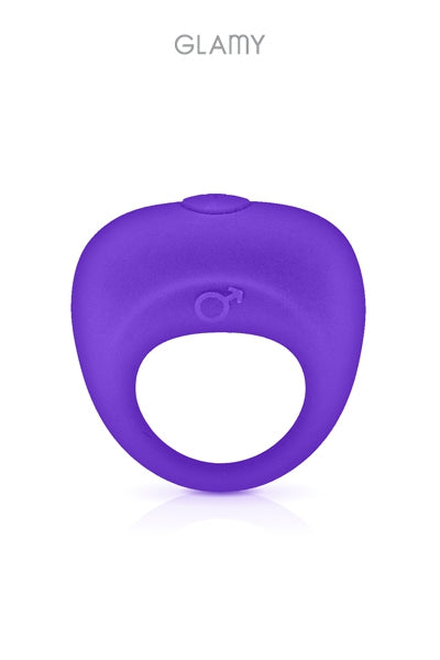 Anneau de pénis vibrant violet – Glamy