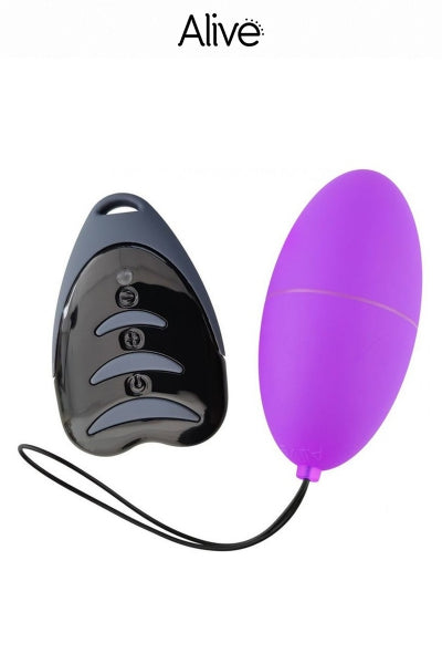 Vibromasseur couple Magic Egg 3 violet – Alive