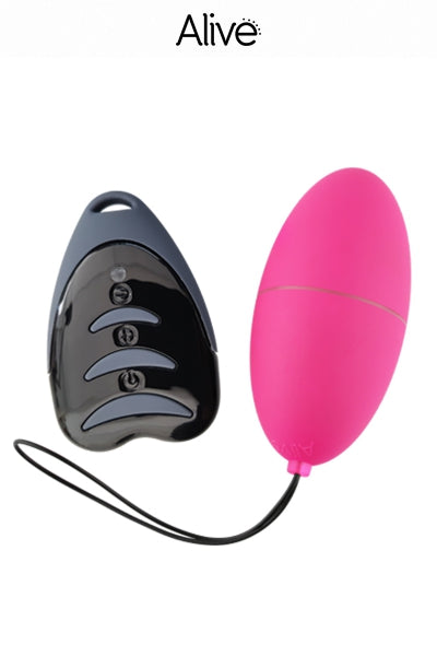 Vibromasseur couple Magic Egg 3 rose – Alive