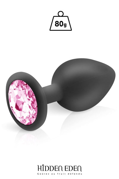 Plug anal bijou silicone noir L – Hidden Eden