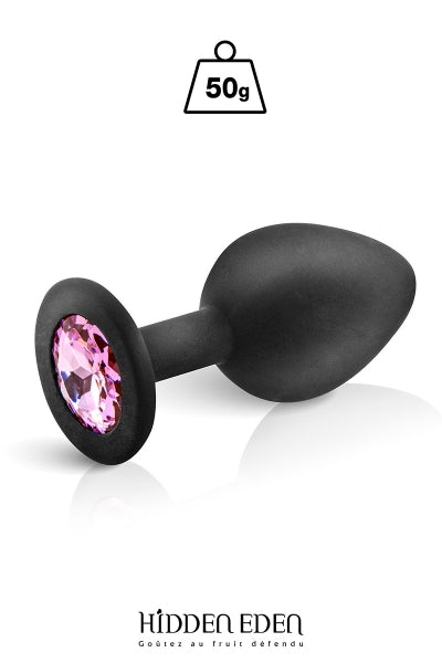 Plug anal bijou silicone noir M – Hidden Eden