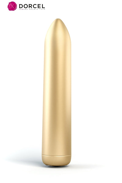 Mini vibromasseur Rocket Bullet doré – Dorcel