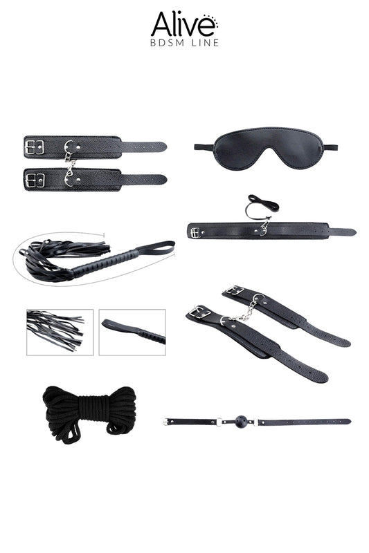 Kit BDSM Secret Desires noir