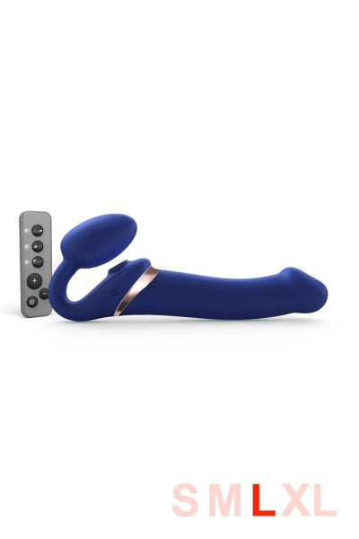 Gode ceinture Multi Orgasm bleu nuit L Strap-On-Me