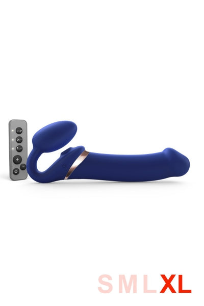 Gode ceinture Multi Orgasm bleu nuit XL Strap-On-Me