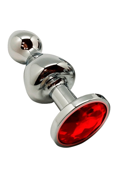Plug anal bijou Lollypop rouge L – Wooomy