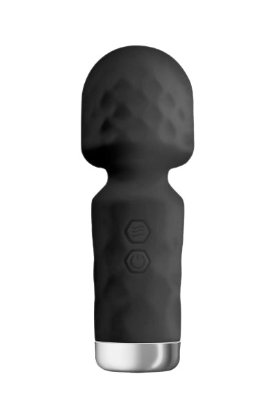 Mini vibromasseur Wand King noir – Yoba