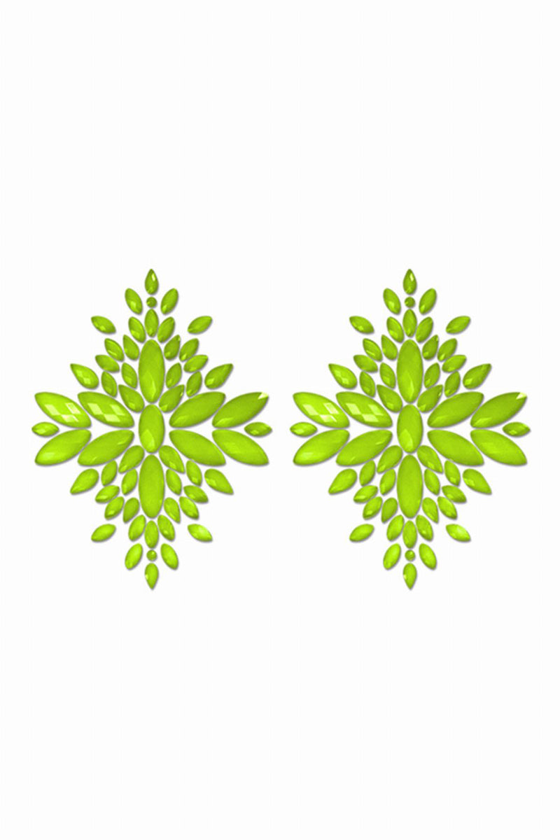 Cache Tétons Phosphorescent Vert