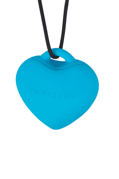 Mini vibromasseur pendentif PleasureStone bleu – FairyGasm