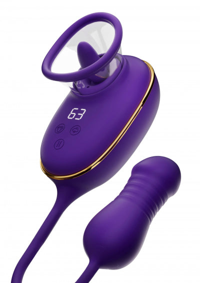 Vibromasseur clitoridien et anal multifonction She.E.O
