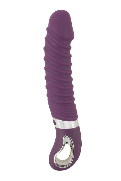 Vibromasseur chauffant nervuré Sweet Smile