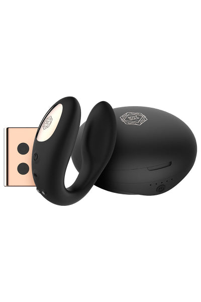 Vibromasseur couple C-Shape Rosy Gold