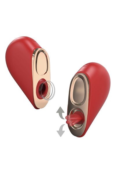 Vibromasseur 2-en-1 Heartbreaker rouge Xocoon