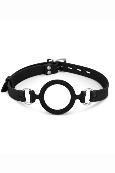 Baillon O-Gag en silicone noir