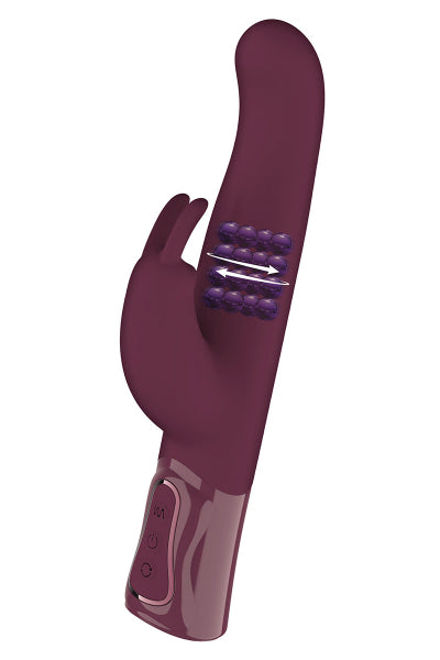 Vibromasseur Rabbit rotatif triple stimulation XXL She.E.O