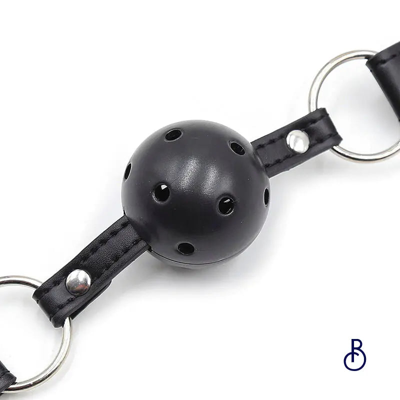 Baillon Bdsm Boule Rigide et Pinces à Seins - Boudoir Nimois