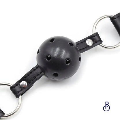Baillon Bdsm Boule Rigide et Pinces à Seins - Boudoir Nimois