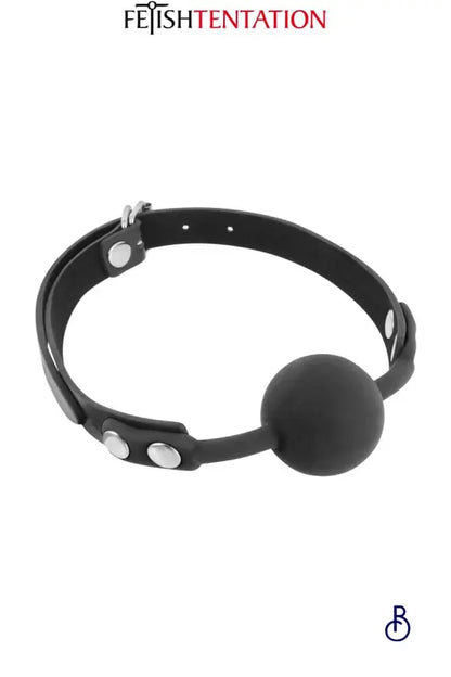 Baillon Bdsm Boule Noir - Boudoir Nimois