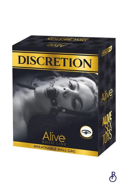 Baillon Discretion noir - Alive - Boudoir Nimois