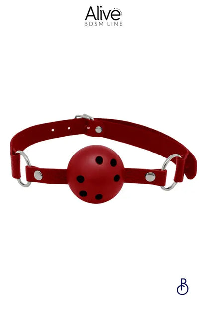Baillon Discretion rouge - Alive - Boudoir Nimois