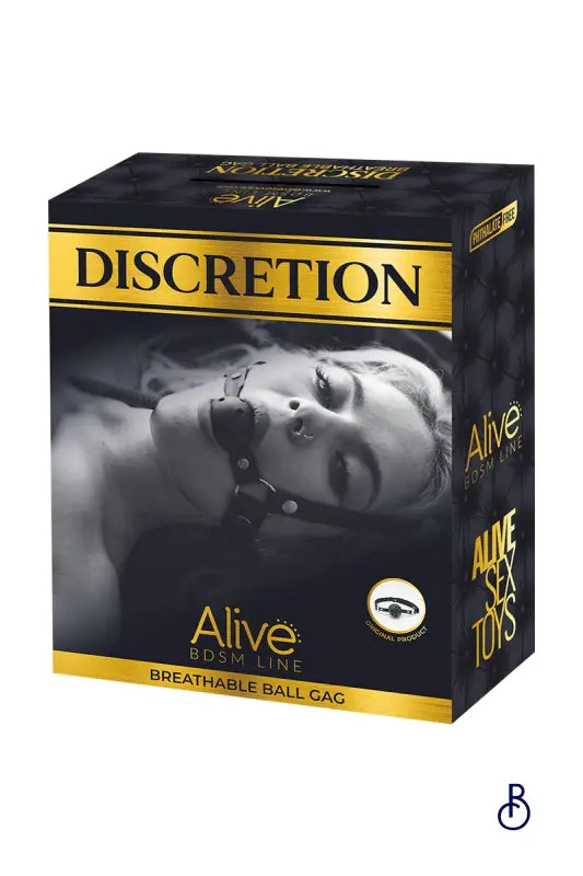 Baillon Discretion rouge - Alive - Boudoir Nimois