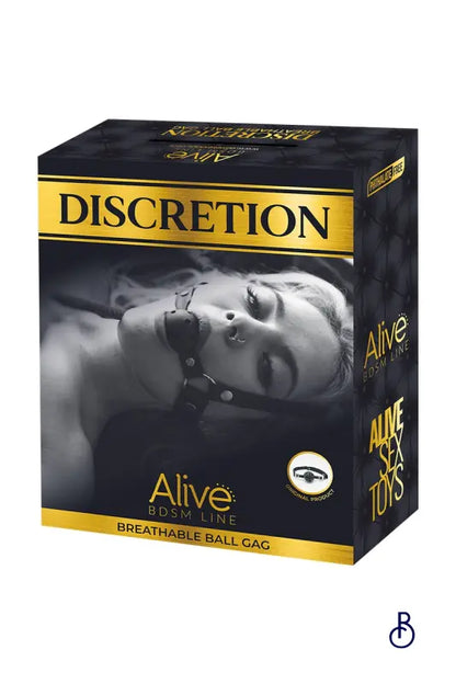 Baillon Discretion rouge - Alive - Boudoir Nimois