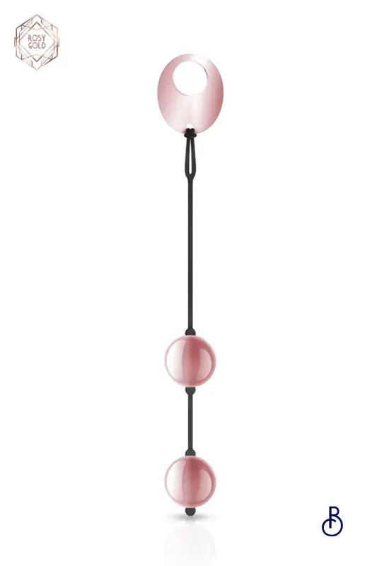 Ben Wa Balls - Rosy Gold - Boudoir Nimois