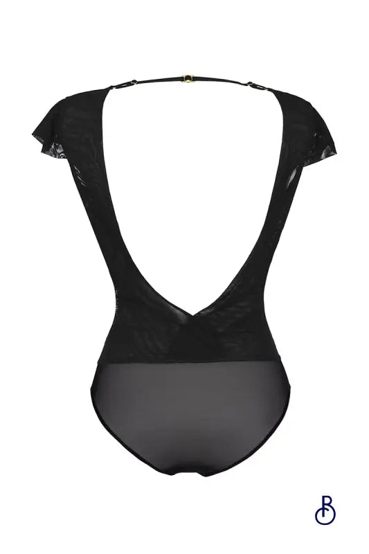 Body tulle et dentelle noir V-9900 - Axami - Boudoir Nimois