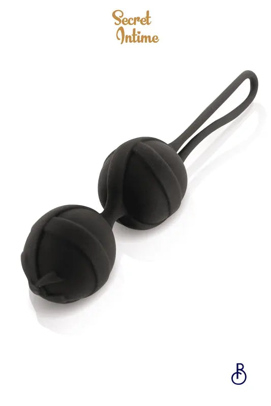 Boules de Geisha noires Secret Intime - Boudoir Nimois