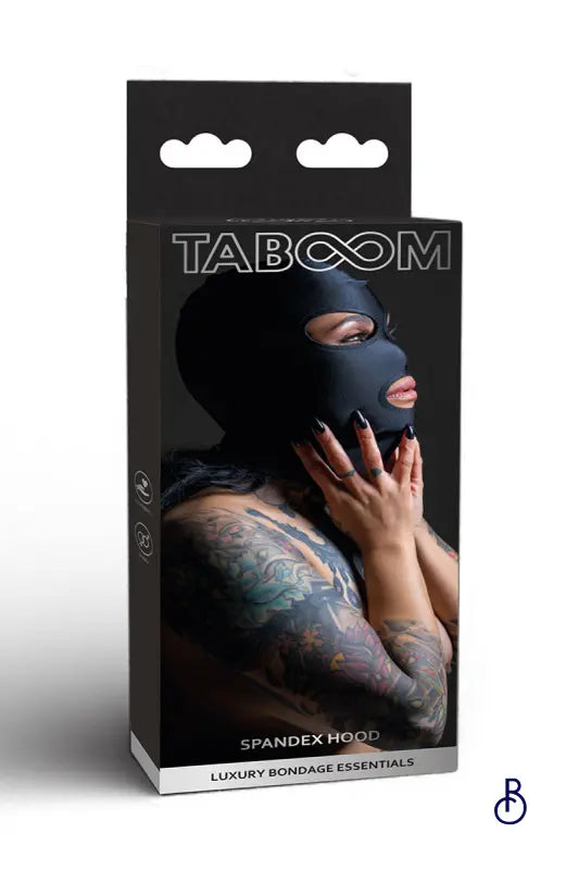 Cagoule BDSM 3 ouvertures - Taboom - Boudoir Nimois