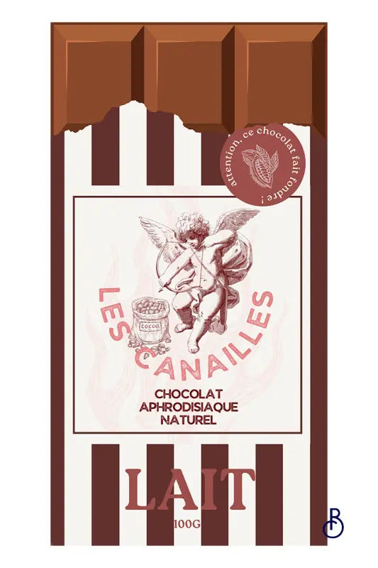 Chocolat au lait - Tablette 100g - Les canailles - Boudoir