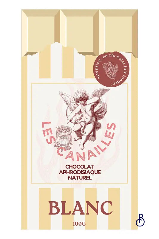Chocolat blanc - Tablette 100g - Les canailles - Boudoir