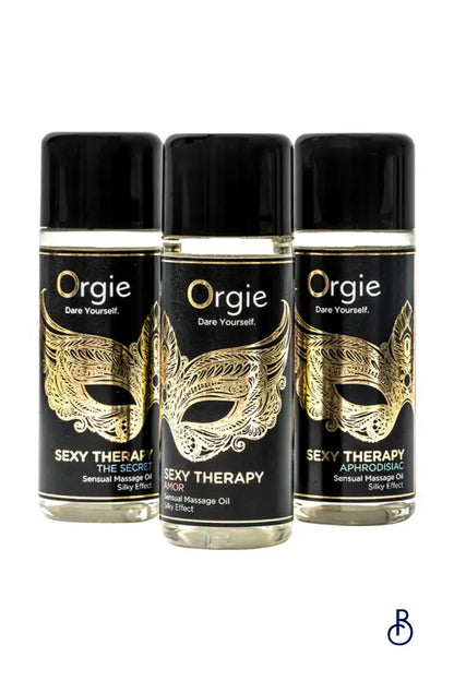 Coffret 3 huiles de massage sensuel Sexy Therapy Collection